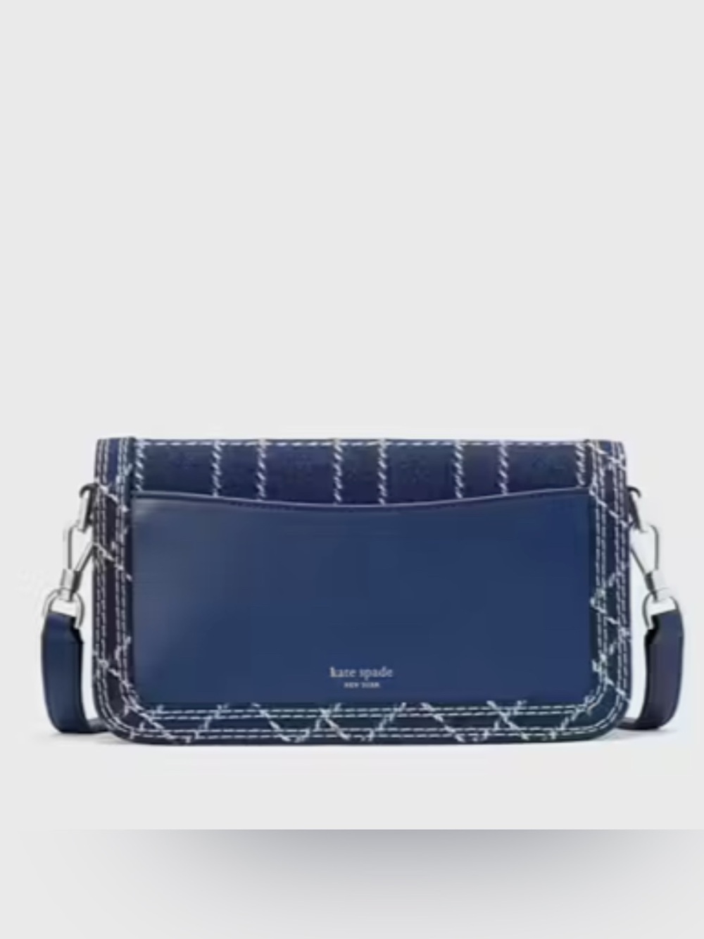 OFFERS WELCOME! Kate Spade New York Dakota Denim Check Crossbody Bag - Picture 6 of 9